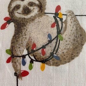 Sloth Christmas Shower Curtain